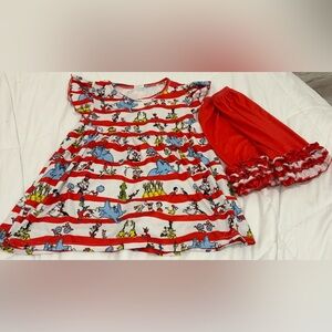 Boutique Dr. Seuss Cute Kid’s Outfit